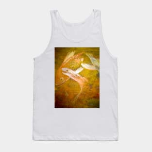 Happy Accident Luminous Ghost Fish Painting - Section 2 Tank Top